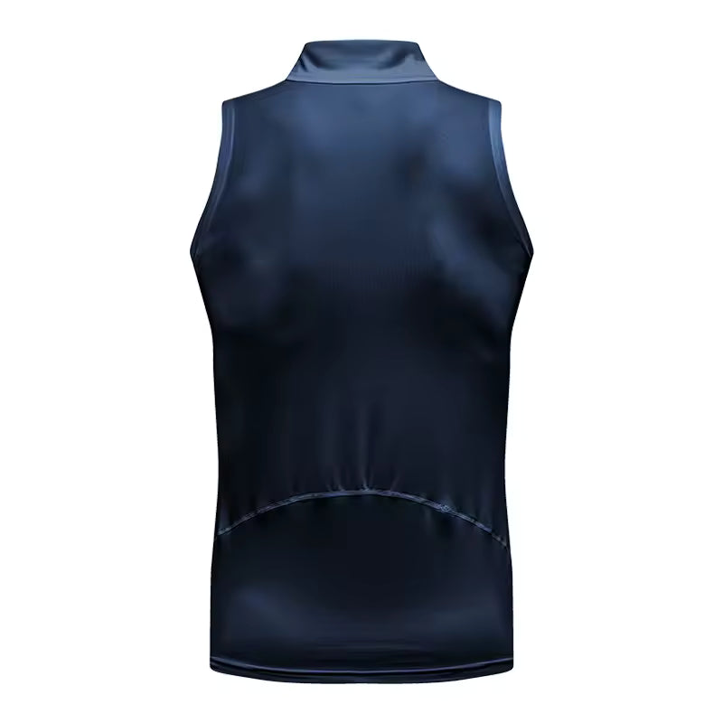 Men's Sleeveless Turtleneck Compression Shirt