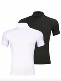 Football Accessory BUNDLE, Scrunched Socks, 2Pc  Compression Shirt, Half Legged Compression Legging