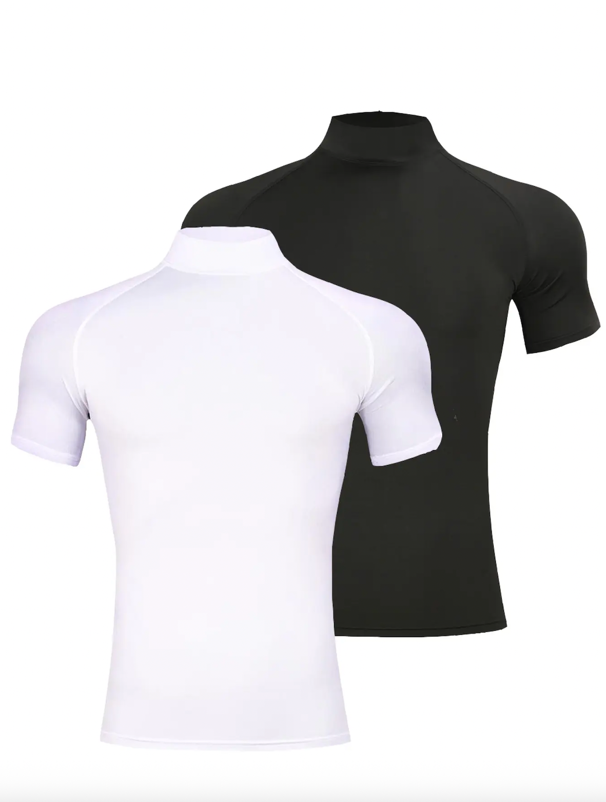 Mens 2 Piece Compression T-shirts Gym Essentials