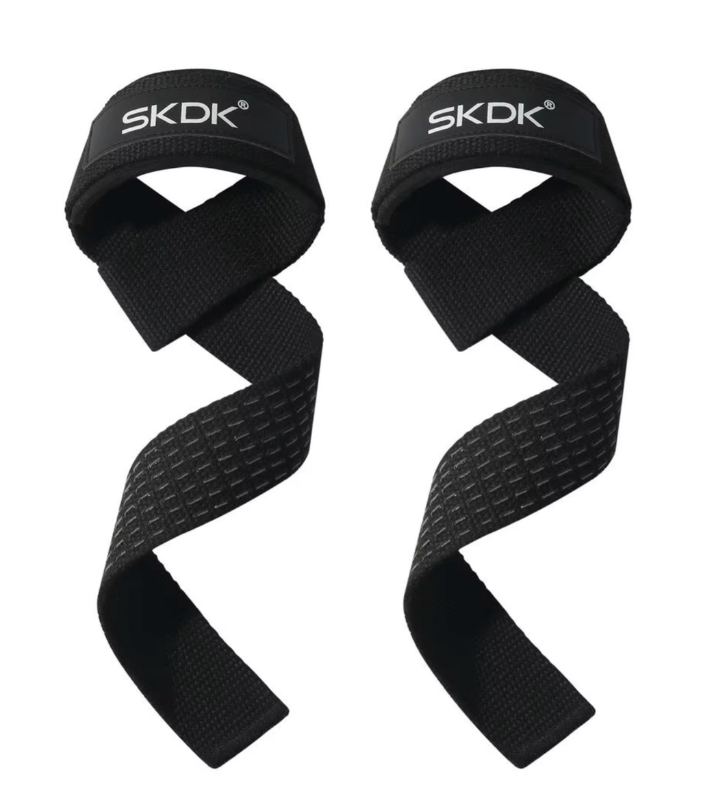 Gym Bundle, 1 Pair Adjustable Wrist Wrap, Elastic Wrist Guard for Weight Lifting, Powerlifting & Self-Rebound Ab Roller Wheel